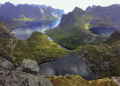 Noorwegen Lofoten tijdens wandeling Noorwegen Lofoten tijdens wandeling | Campers Europa