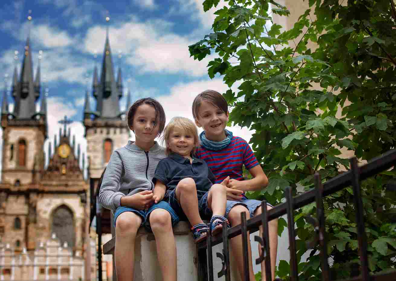 Praag met kinderen