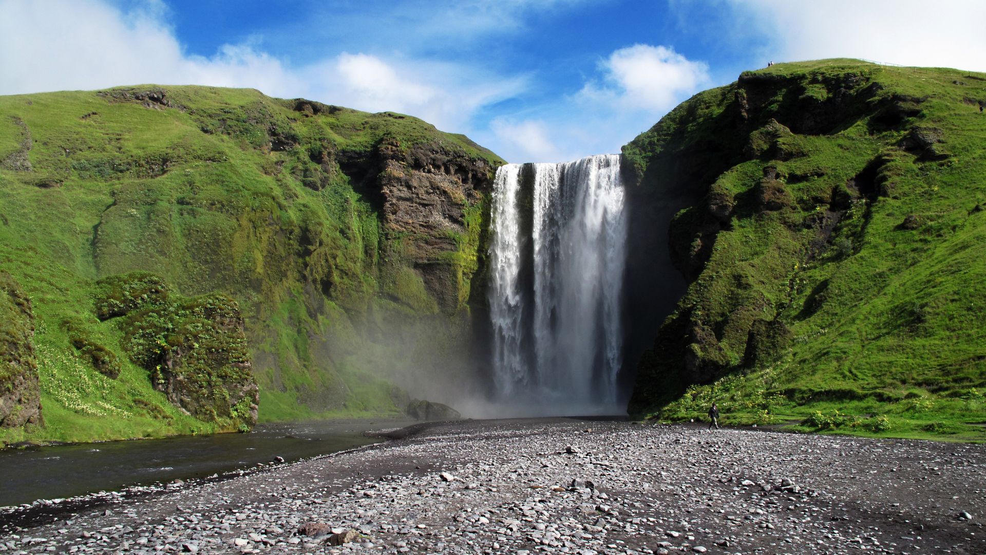 Skógafoss waterval, IJsland